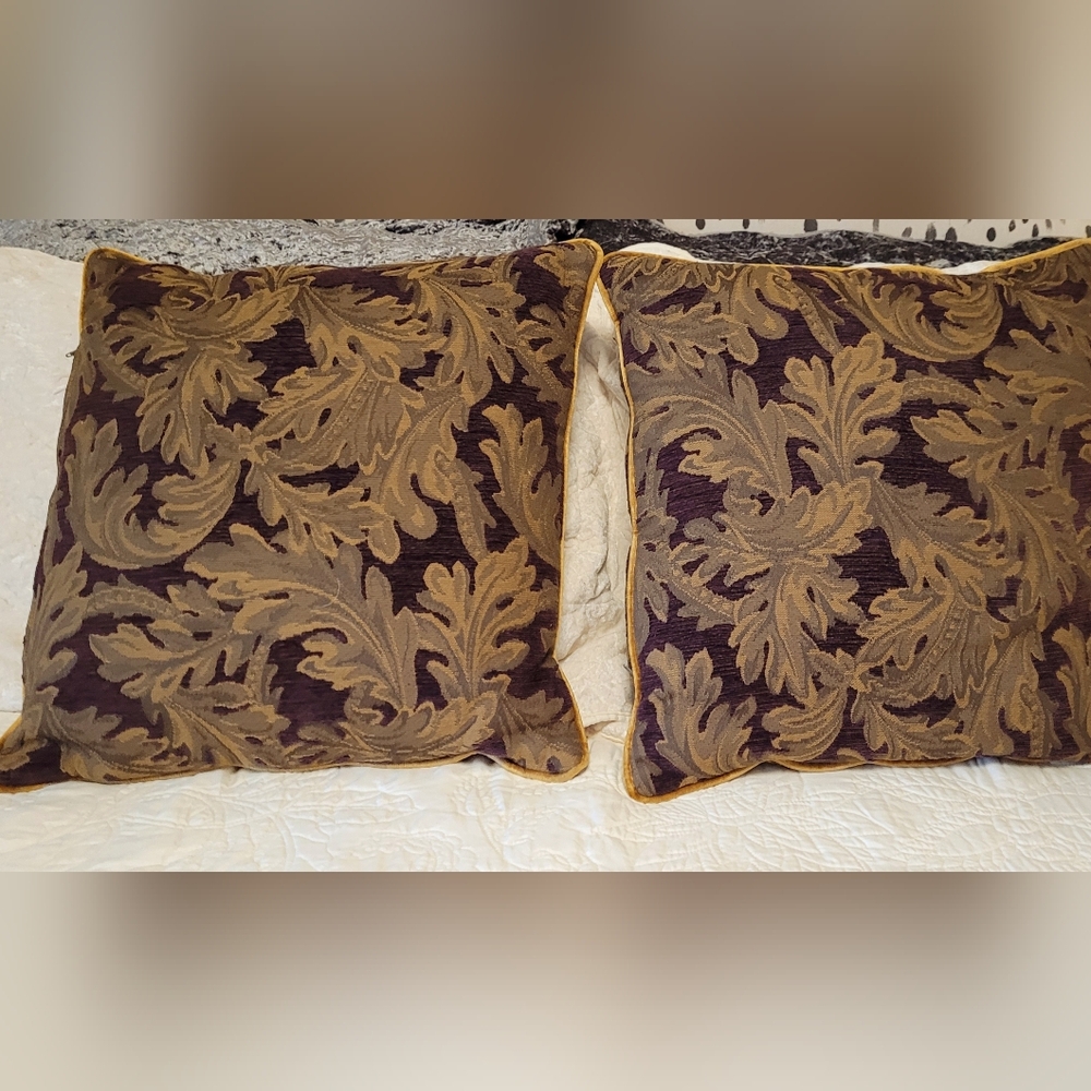 Damask Tapestry Fabric with a design often referred to as "curling leaves